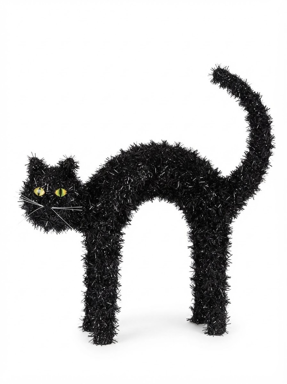 Tinsel 17” Halloween cat